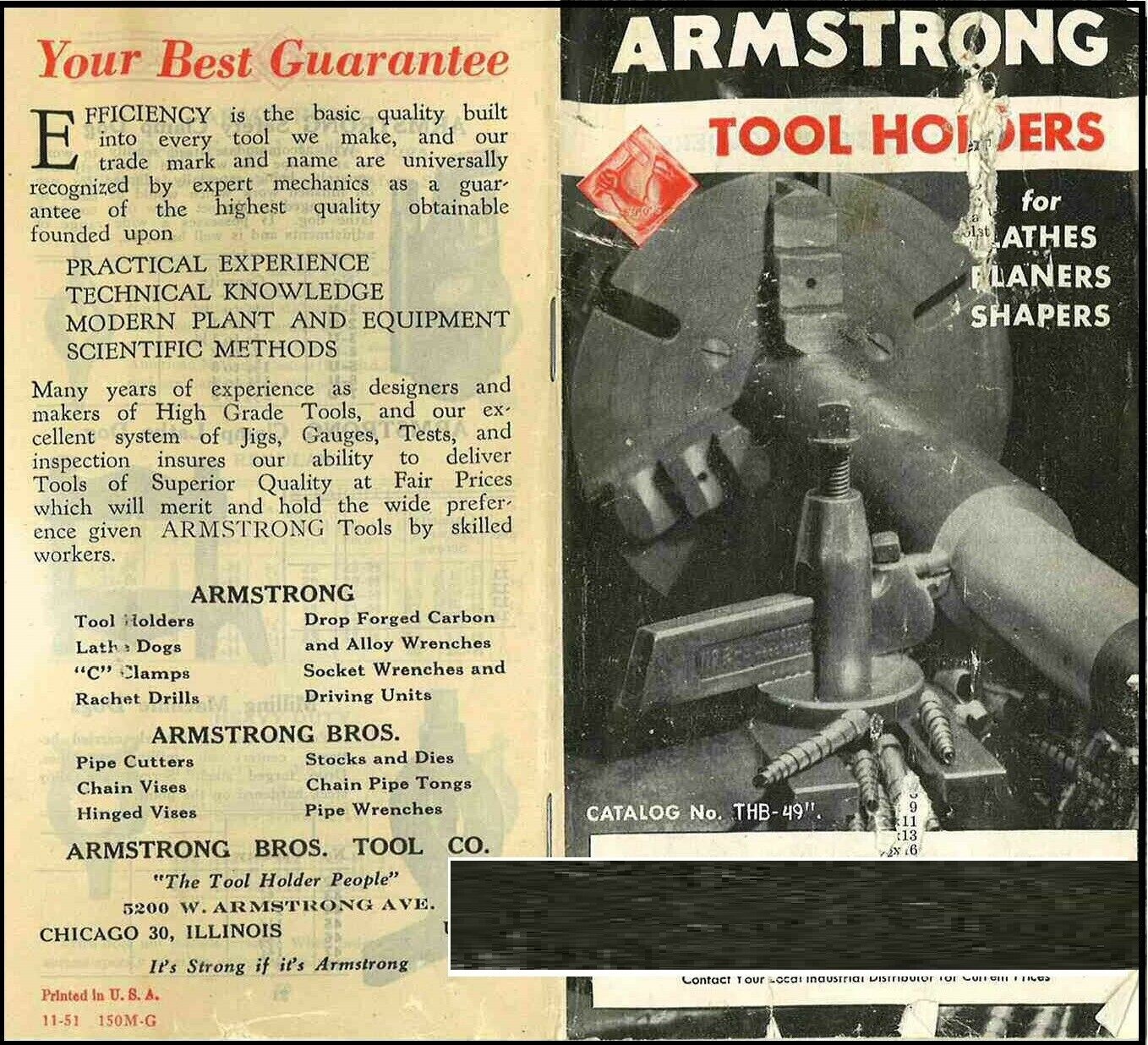 CD Specs Fits Armstrong Lathe, Shapers & Planers Tool Holders Specifications