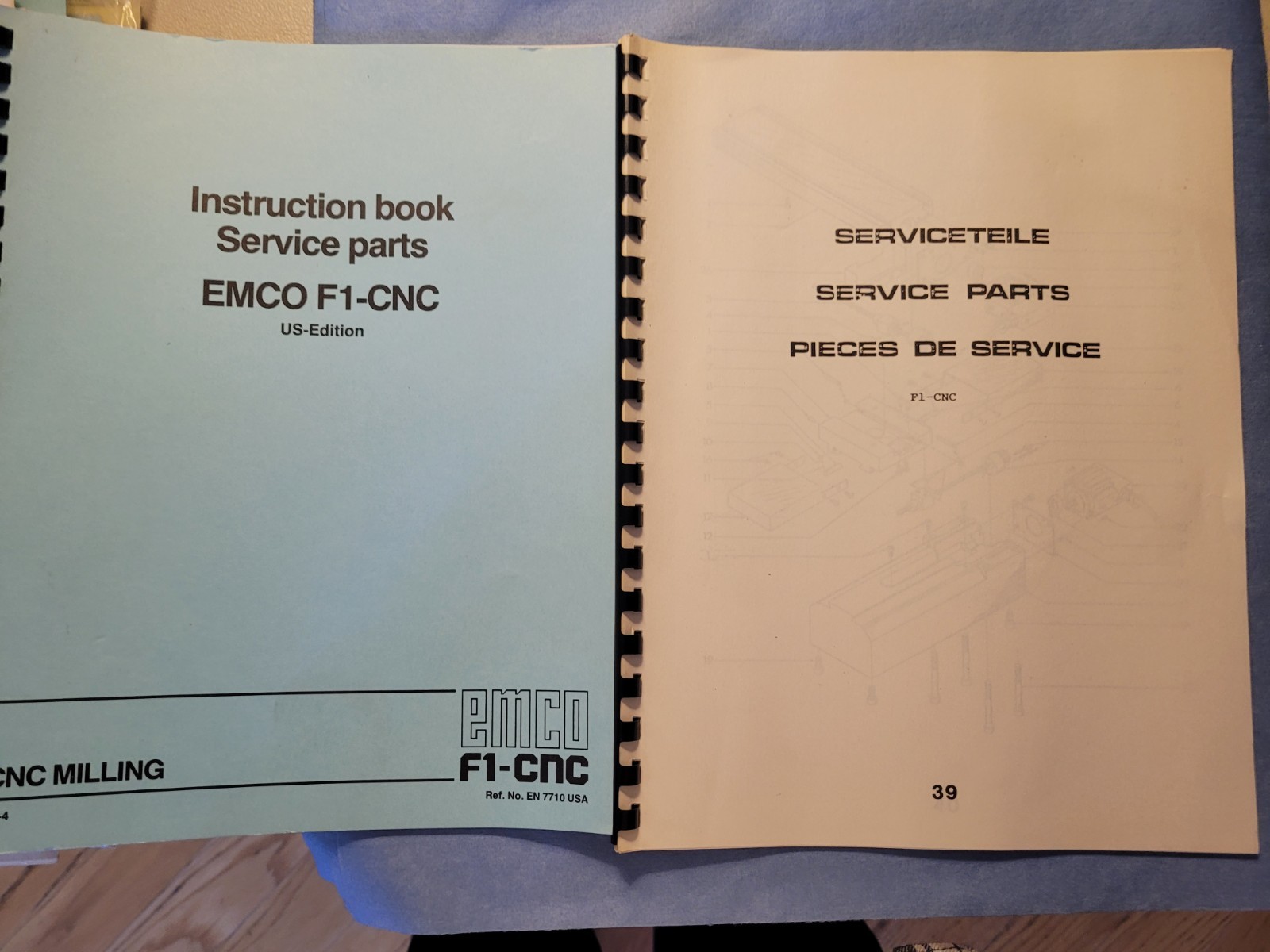 Emco F1 CNC Milling Machine Instruction Manual