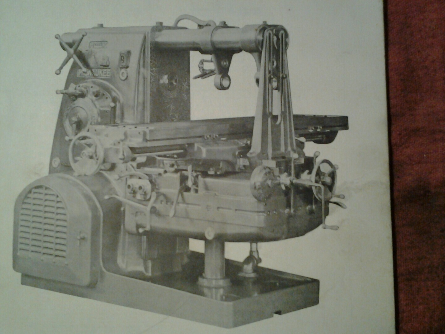 KEARNEY & TRECKER MILWAUKEE REPLACEMENT Parts Manual MODEL K 15 H.P. No.4