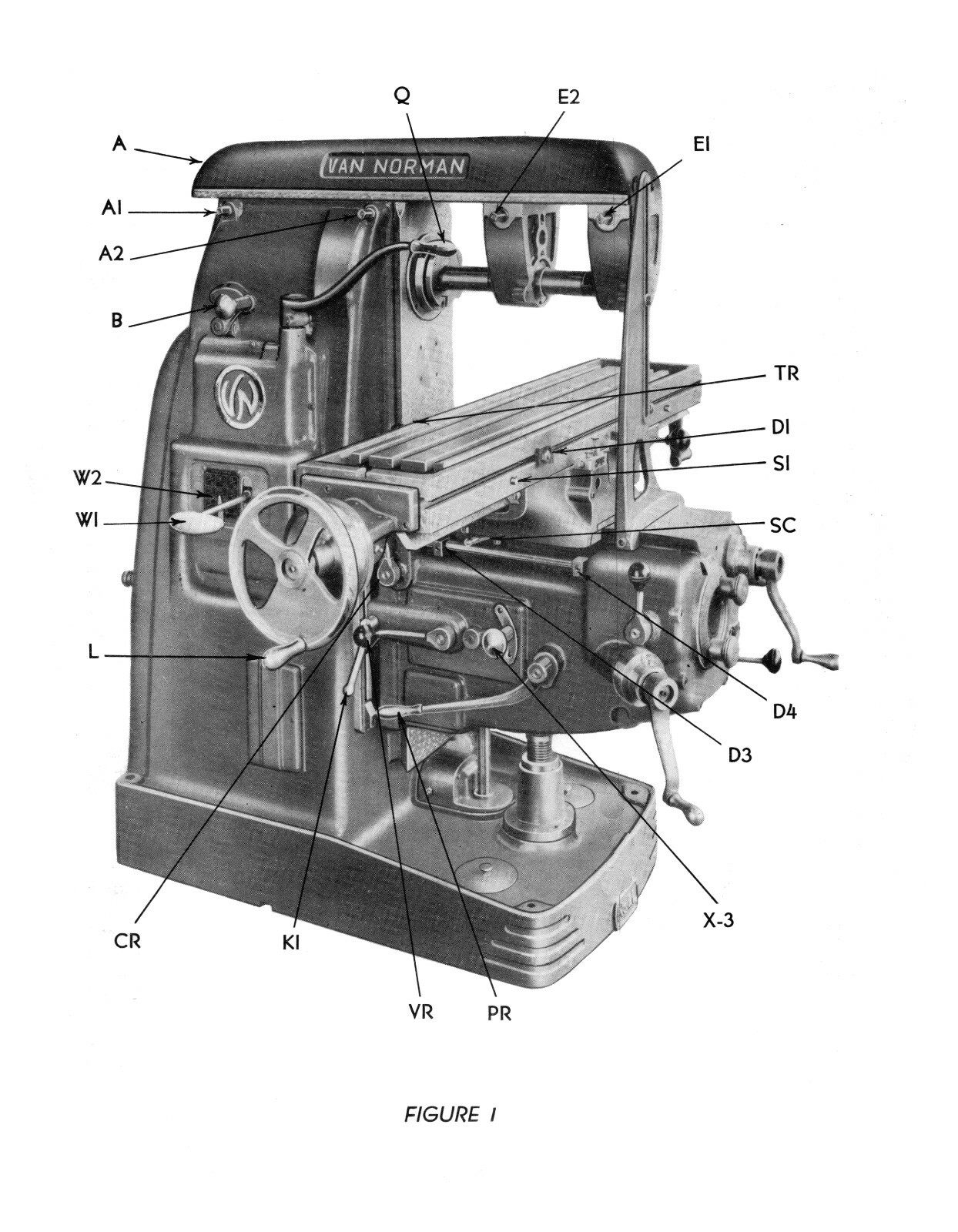 Van Norman 2L Milling Machine Install, Operation & Maintenance Manual #493