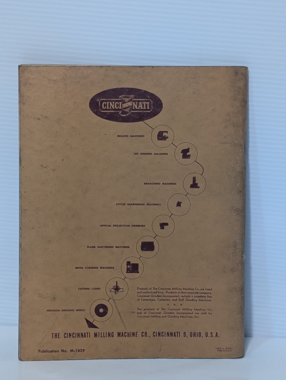Cincinnati Milling 2-24 Plain & Duplex & 2-24 Rise & Fall Parts List Catalog