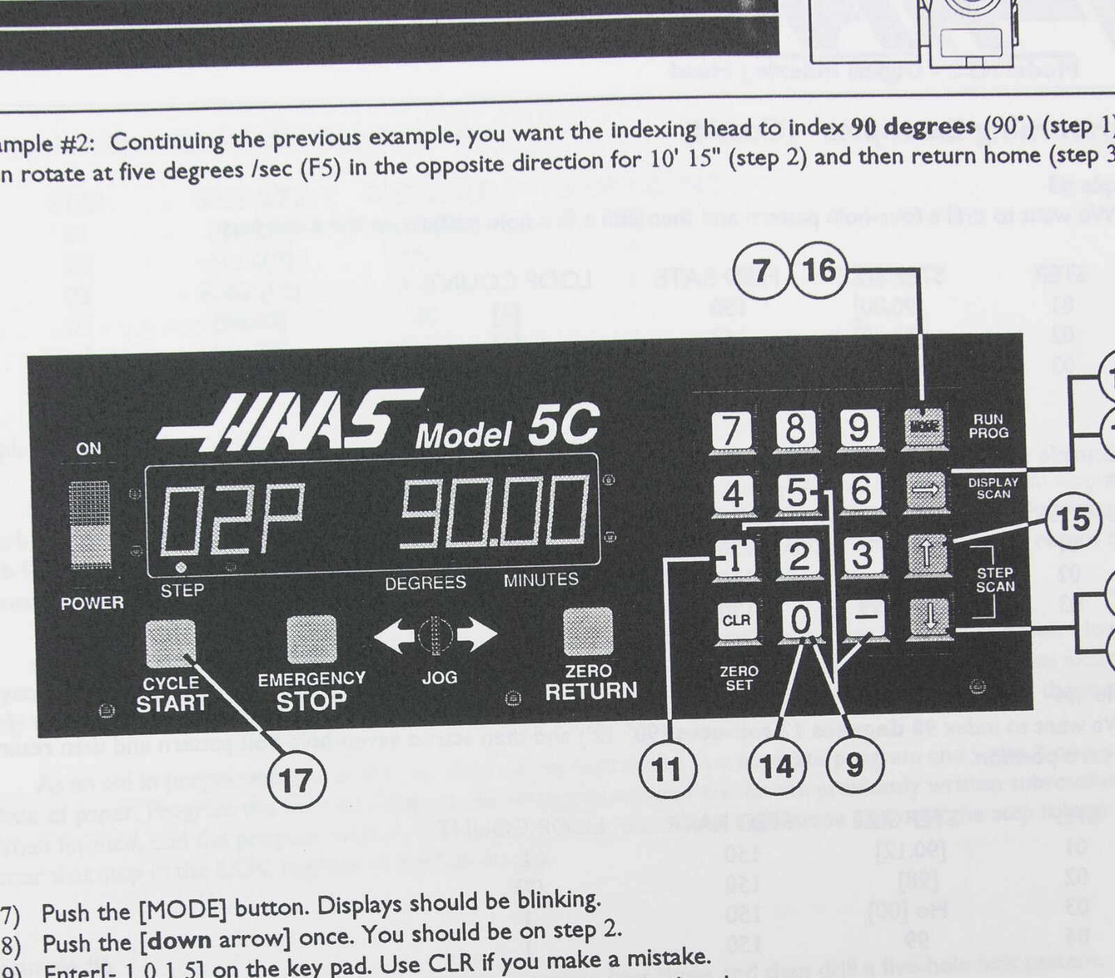Haas H5C Indexing Head Model Operators Programming & Servicing Manual 1992