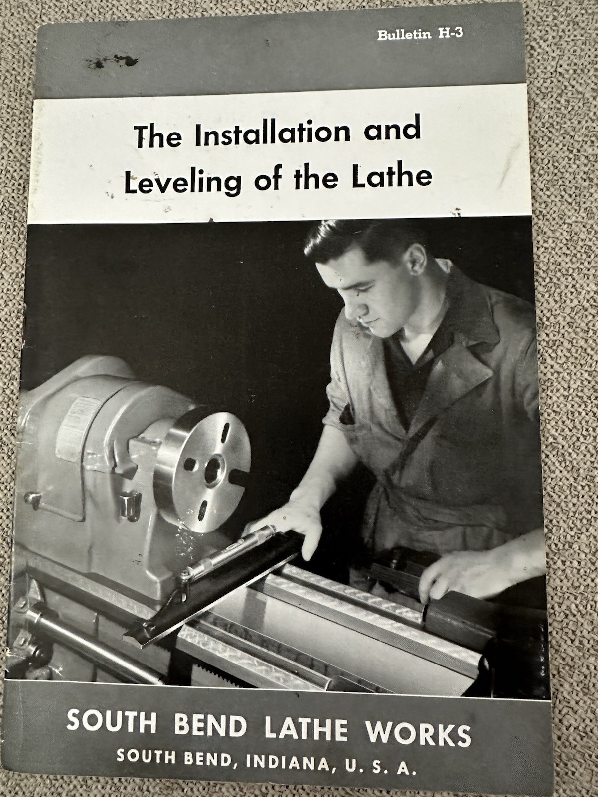 South Bend Lathe Works Manuals Booklets Lot How to Run a Lathe Machinist 1942