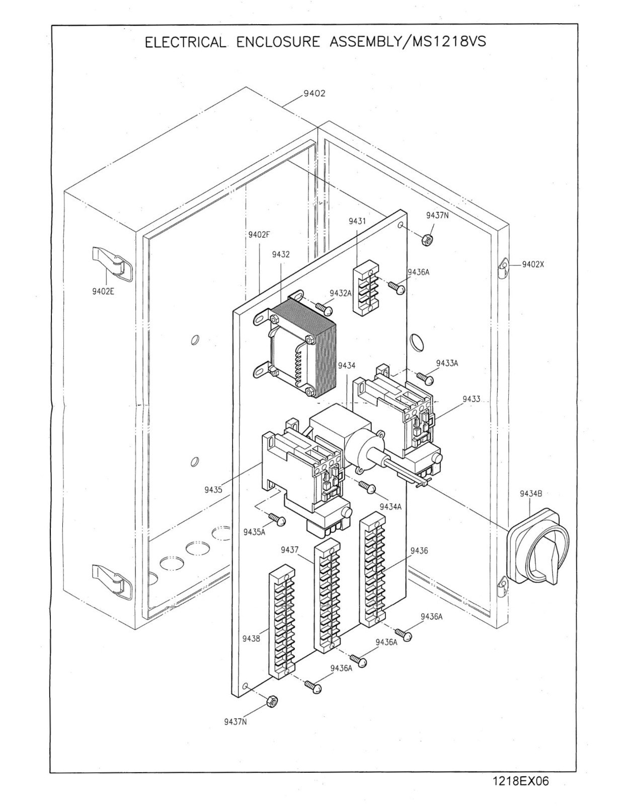 Bandsaw Operations and Parts Manual Fits Kalamazoo MS1218VS Semi-Auto Mitering