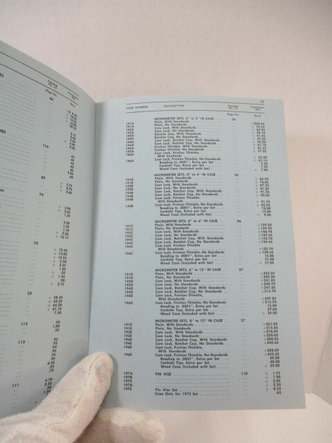 1959 LUFKIN Precision Tools Catalog # 8 & Price List, Van’s Hardware, EC