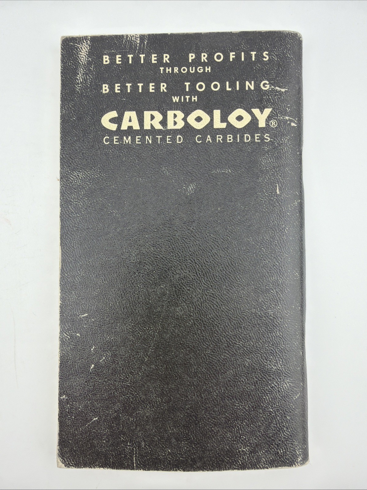 Vintage 1961 General Electric GE Carboloy Cemented Carbides Oxides Data Book