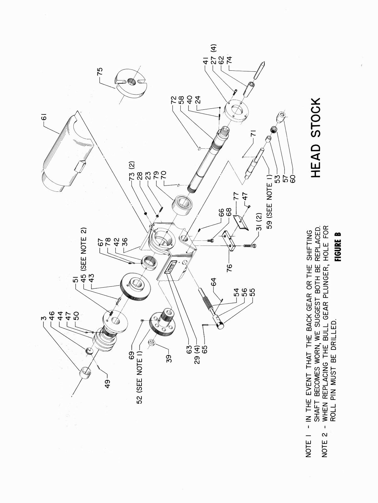Delta Rockwell 10″ Metal Lathe Early Model Instruction & Parts List Manual #1880