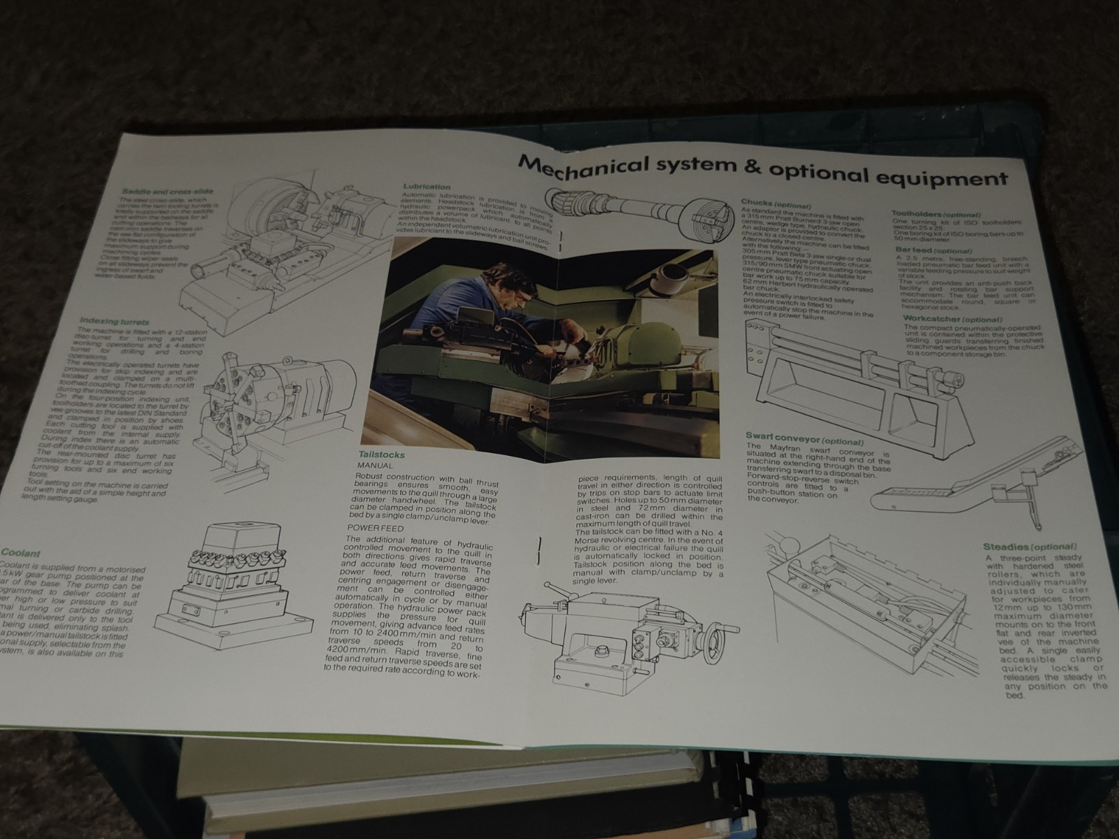 HERBERT HUSKY 500/1000/1500 DC Machinist Tool Sales Promo Catalog Book Booklet