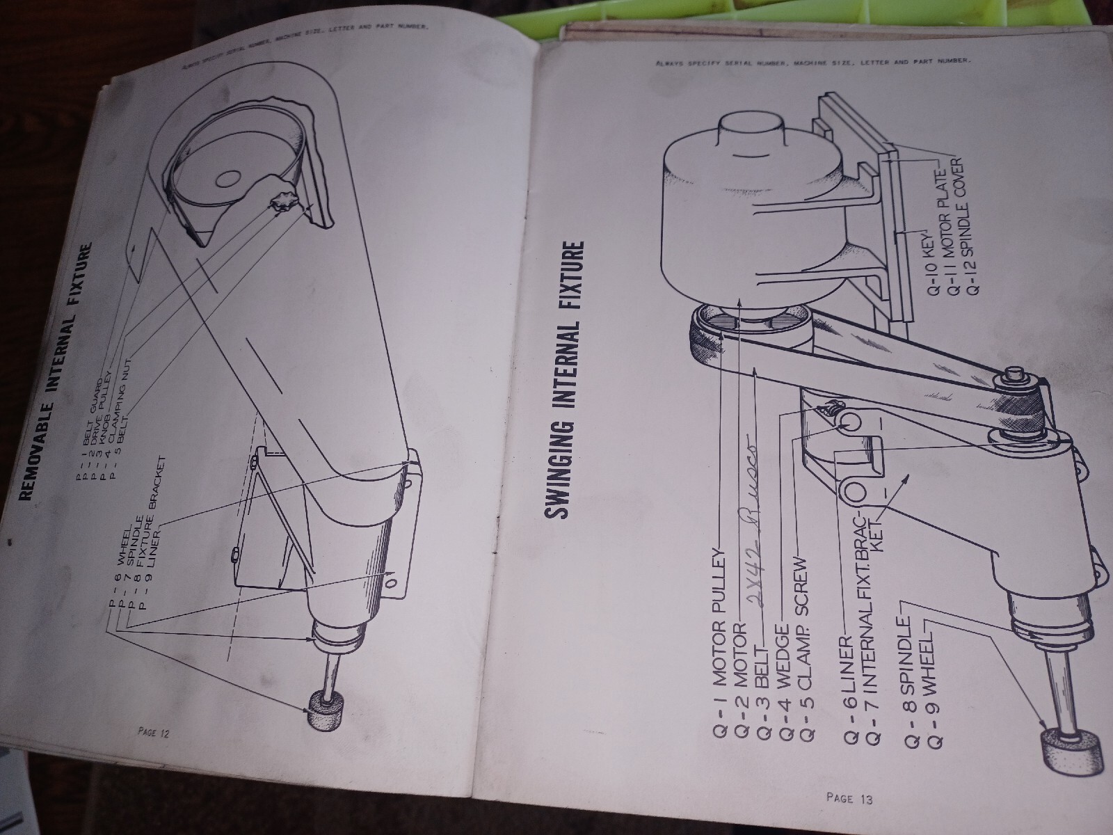 LANDIS TOOL PARTS LIST BOOK CATALOG MANUAL 14 18 22″ Type CH GRINDING MACHINES