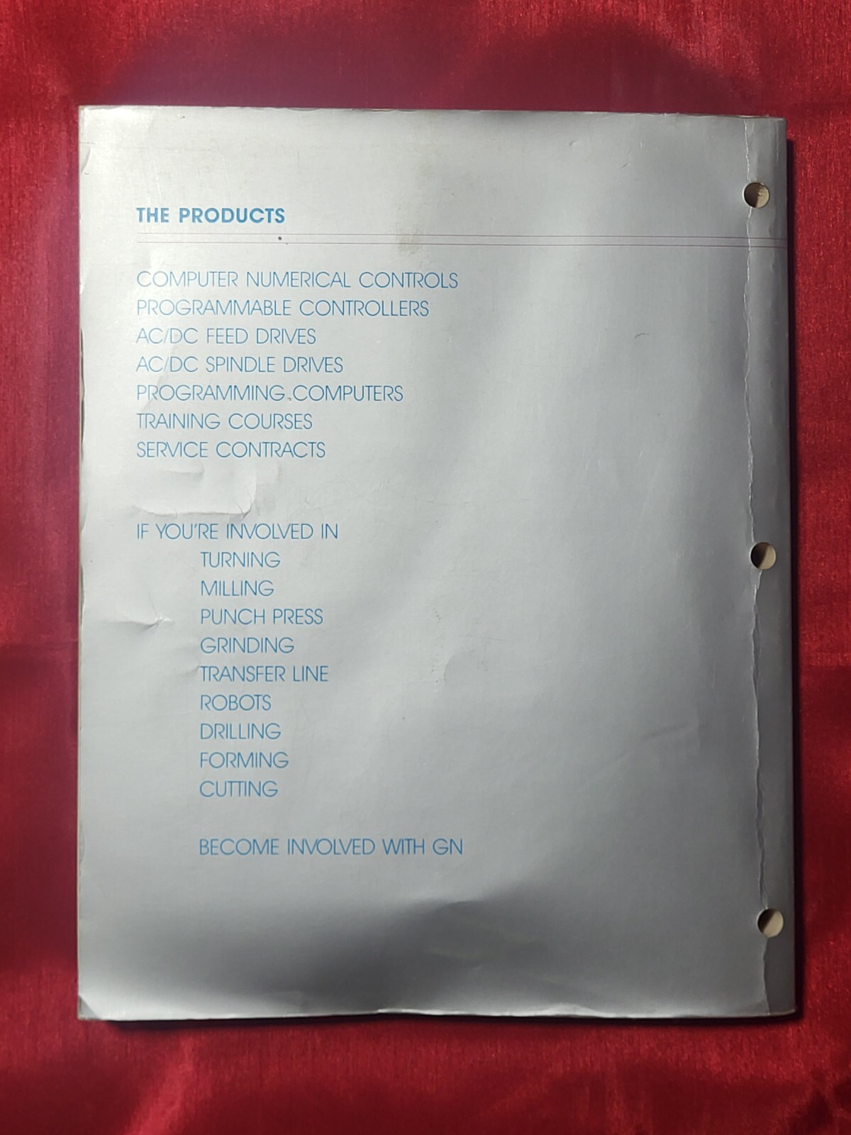 Fanuc, General Numeric, 6MB, GN52264E/05 Operator Manual, CNC Machine