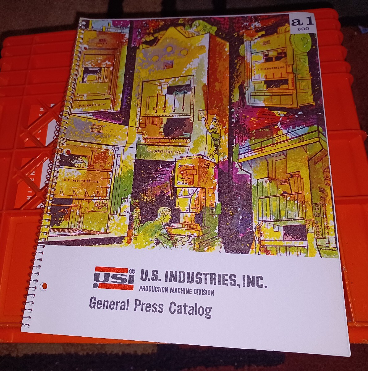 USI US Industries Inc GENERAL PRESS CATALOG BOOK A1 800 PRODUCTION MACHINE DIVIS