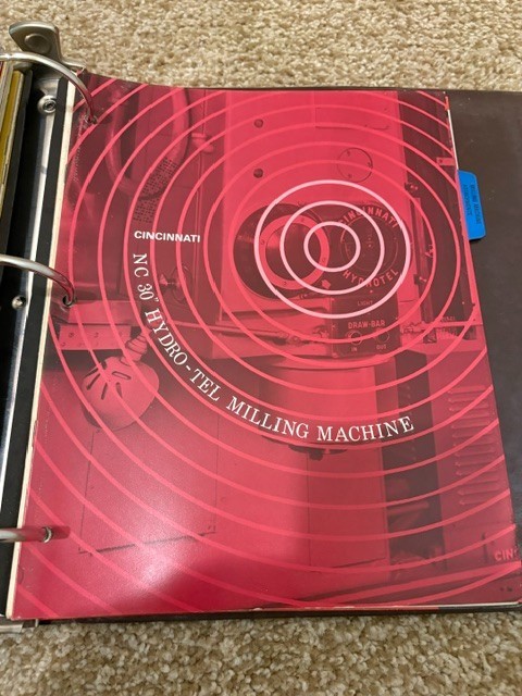 Vintage Cincinnati Milling Milacron Machine Company Salesman Binder Catalog