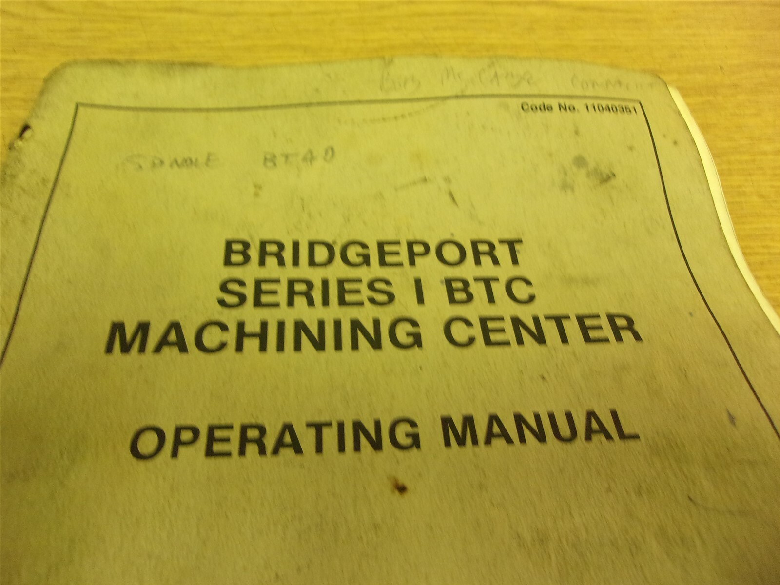 Bridgeport Series 1 Machining Center Operating Manual 11040351 *FREE SHIPPING*
