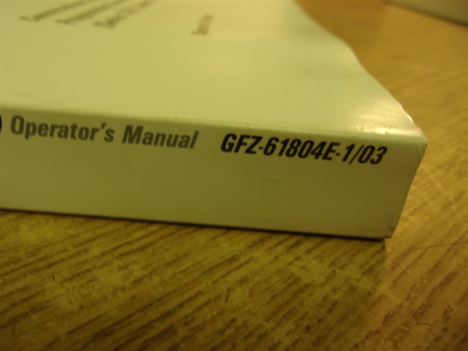 GE Fanuc Computer Numerical Control Products Operators Manual GFZ-61804E-1/03