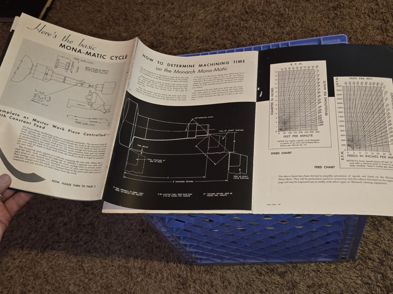 Monarch Machine Tool Co Catalog Mona-Matic Lathes Metal Turning MACHINIST BOOK
