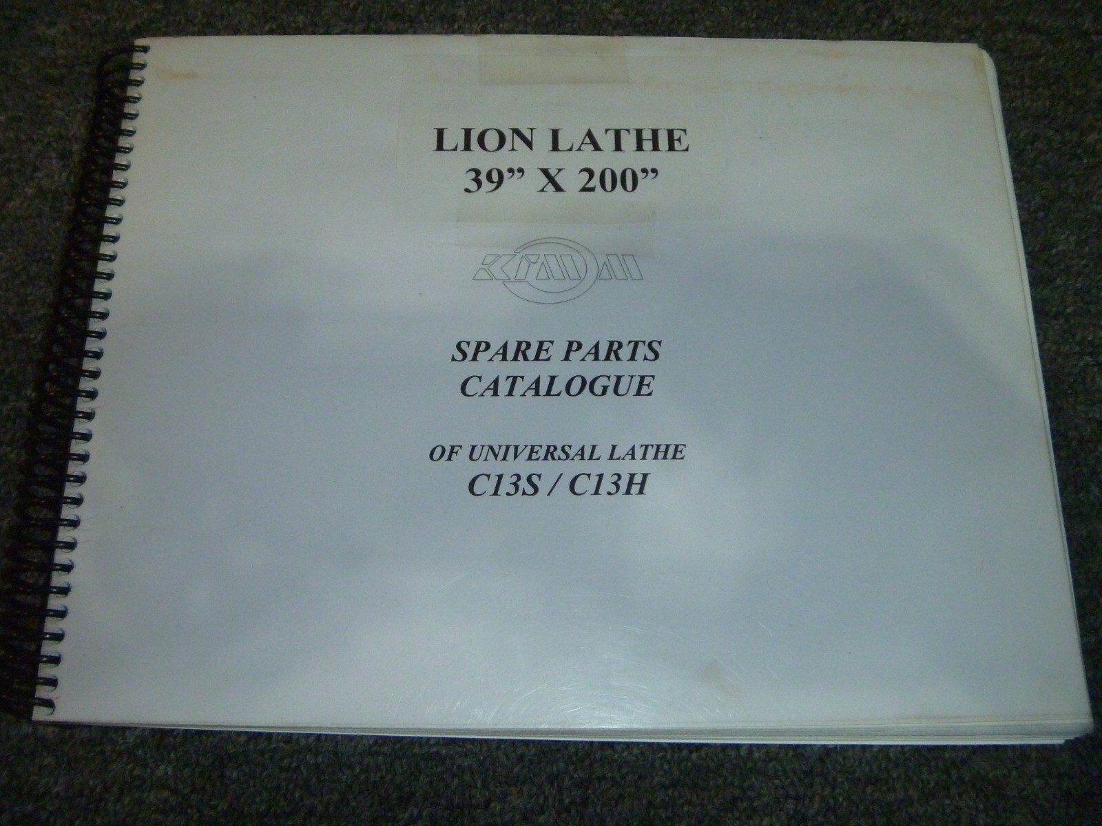 Lion Models C350TM & C400TM Universal Lathe 16″ x 40″ Service Repair Manual