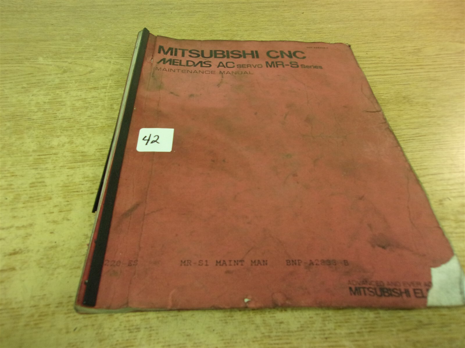 Mitsubishi CNC Meldas AC SErvo MR-S Series Maintenance Manual BNP A28338-E “42”
