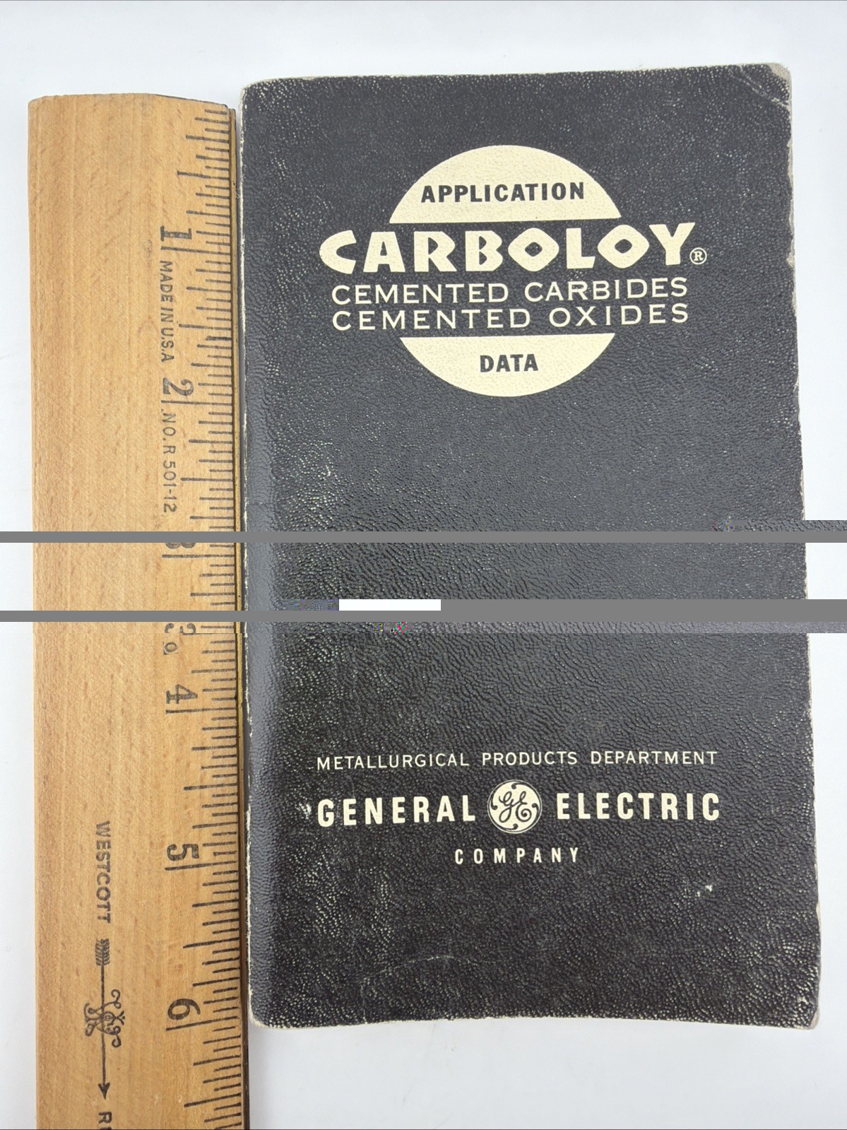 Vintage 1961 General Electric GE Carboloy Cemented Carbides Oxides Data Book