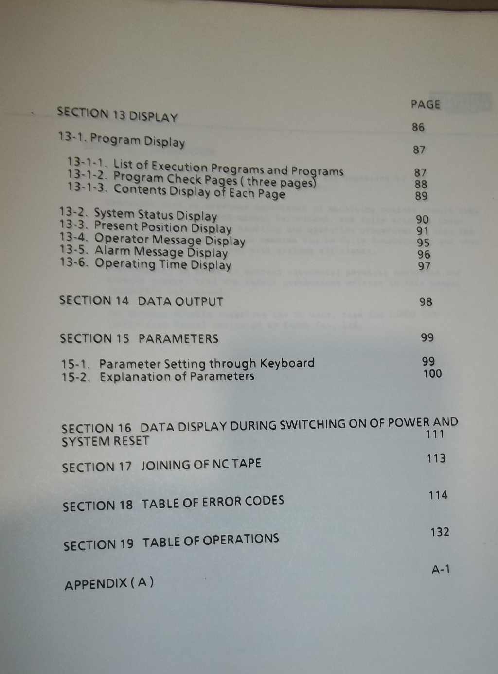 Toyoda FH40/45/55 Horizontal Machining Center Operations Manual