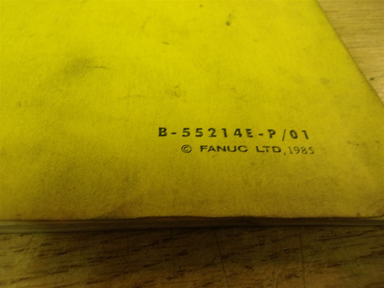 Pratt & Whiteny Tapemaster FH Fanuc Operator’s Manual B-55214E-P/01 “I”