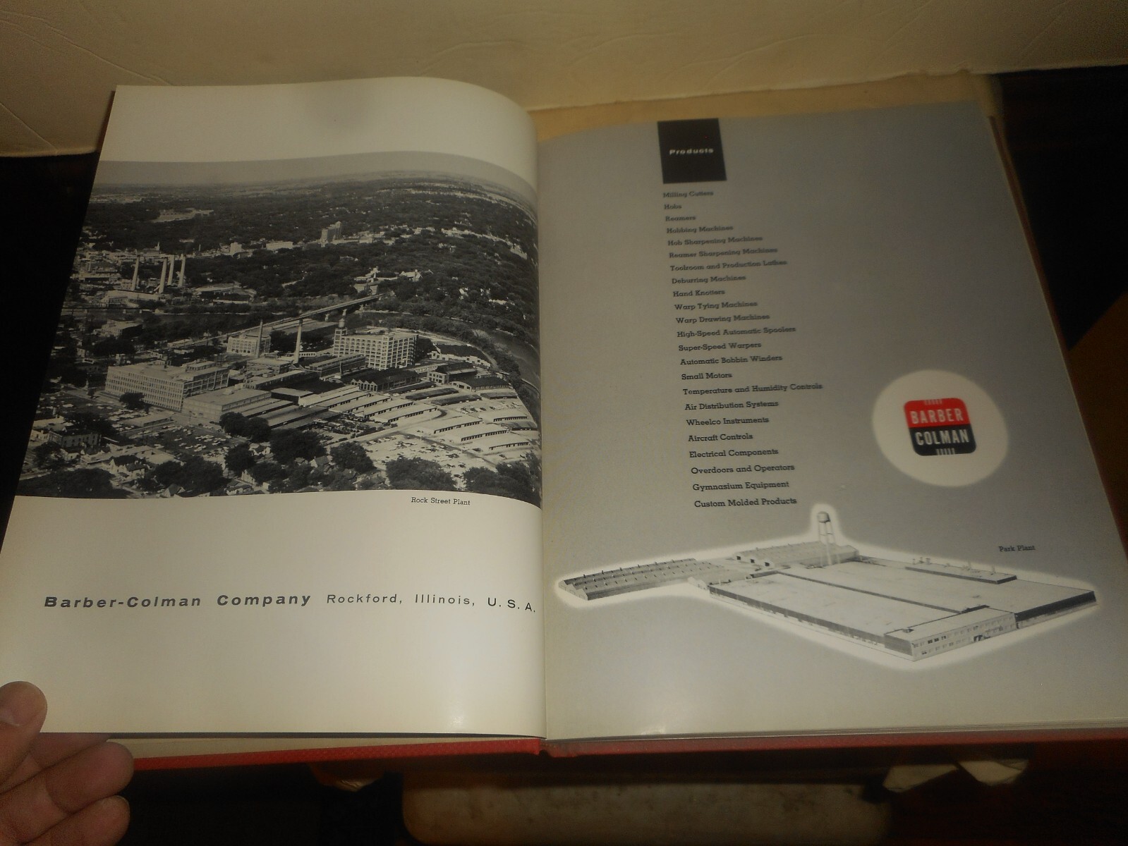 BARBER COLEMAN Co. Milling Cutter Handbook 1959 Hardcover Book 1st Rockford IL