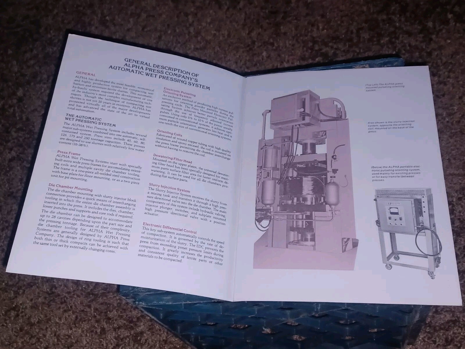 Vtg ALPHA PRESS COMPANY SALES CATALOG Machinist Tools 3 BOOK/FLYER LOT SET