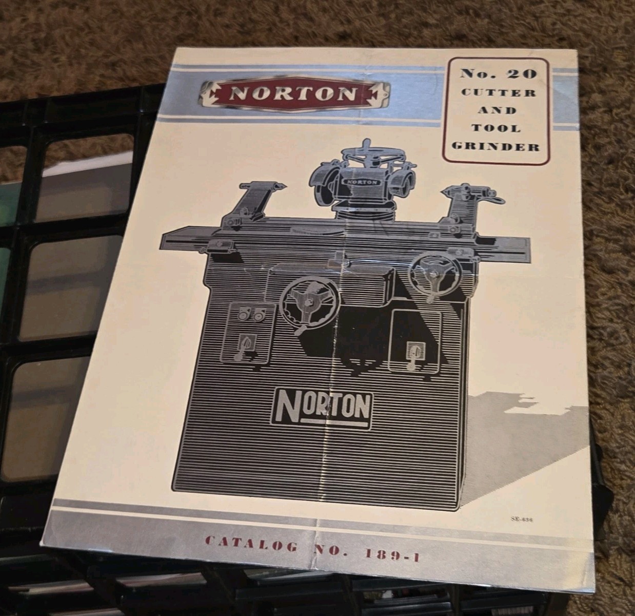 Norton Machine No 20 Cutter & Tool Grinder Machinist Sales Catalog Book Booklet