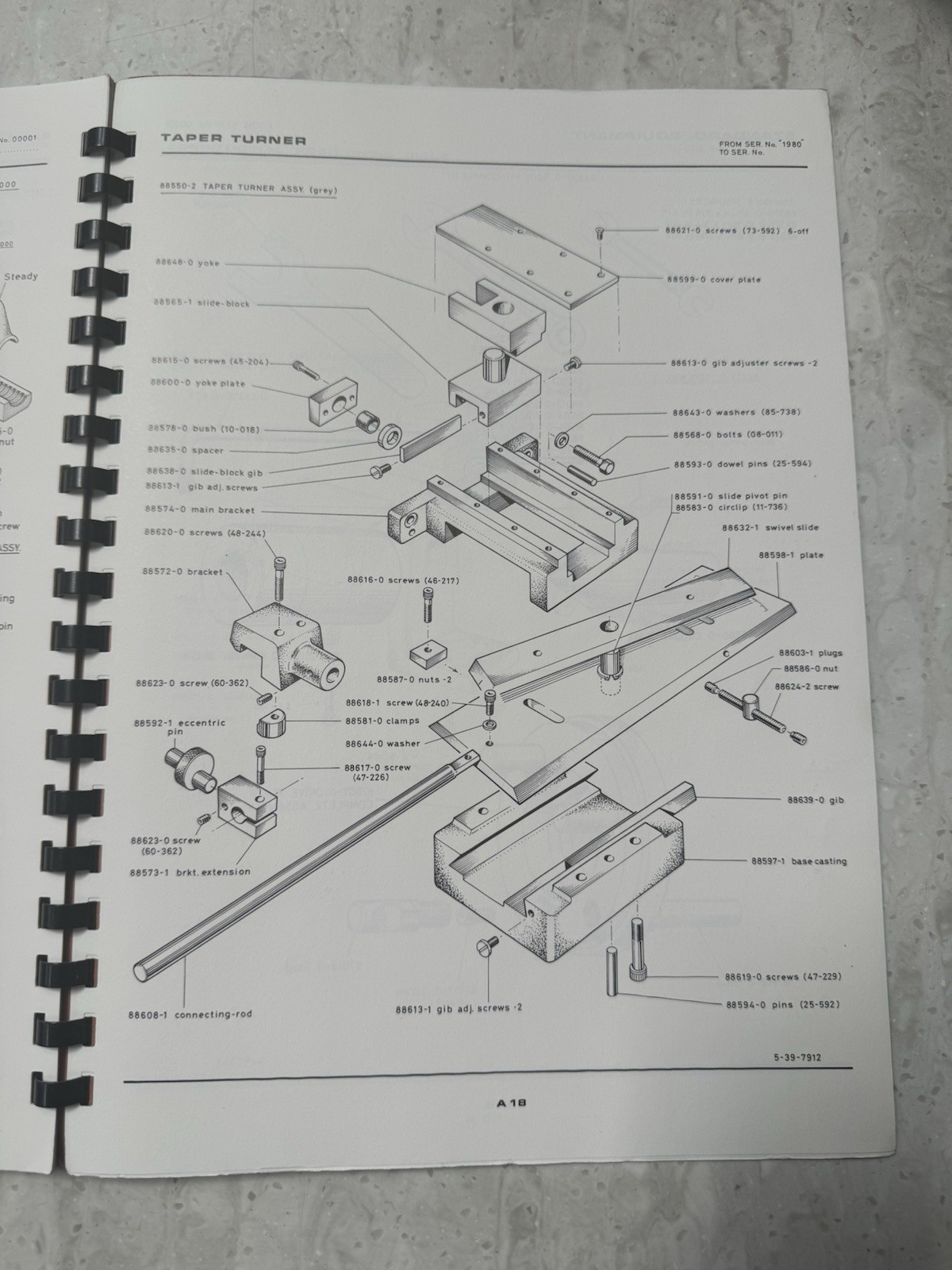 Clausing Colchester 13”Geared Head Engine Lathes Instructions And Parts Manual
