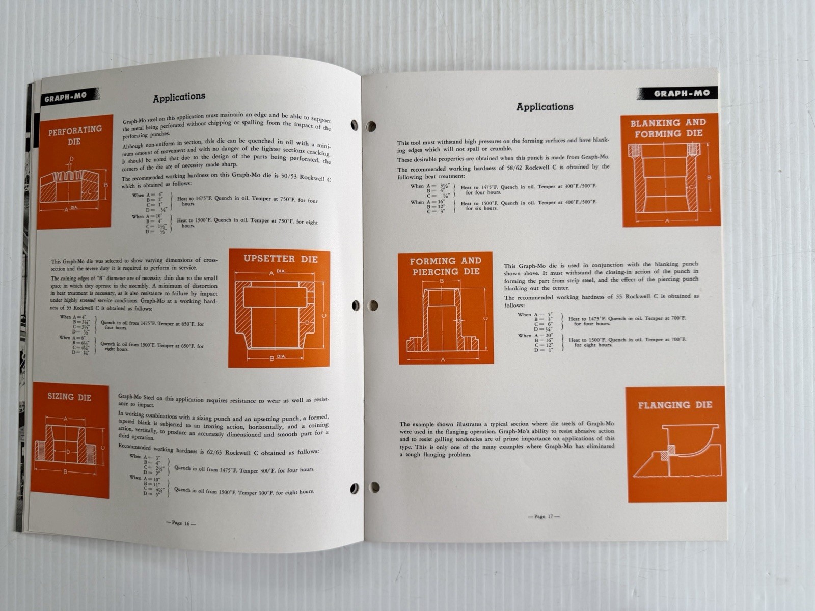 1953 Timken Roller Bearing Graphitic Tool Steels Catalog Vtg Industrial Brochure