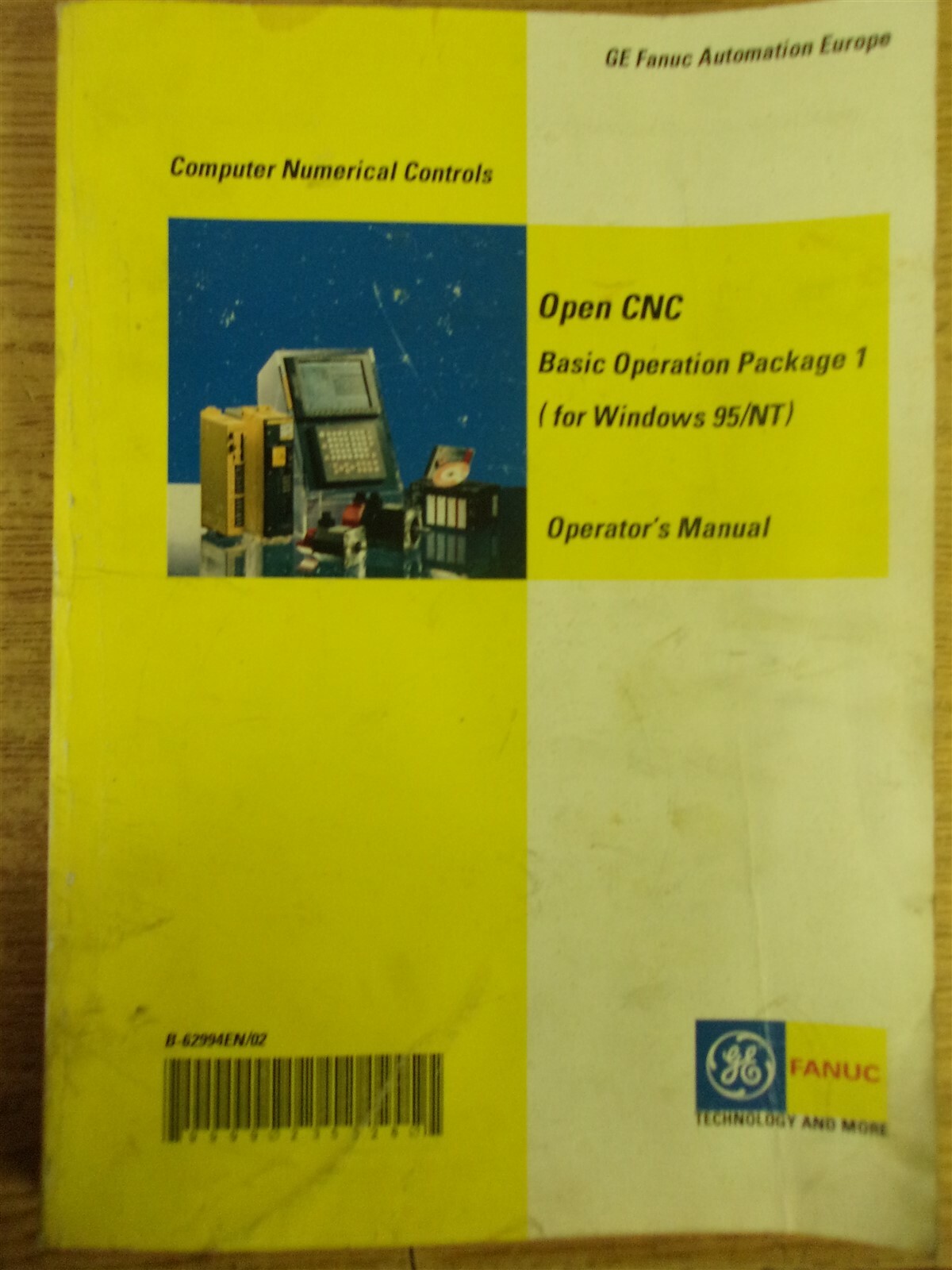 GE Fanuc Automation Europe Open CNC Basic Operation Package 1 Operator’s Manual