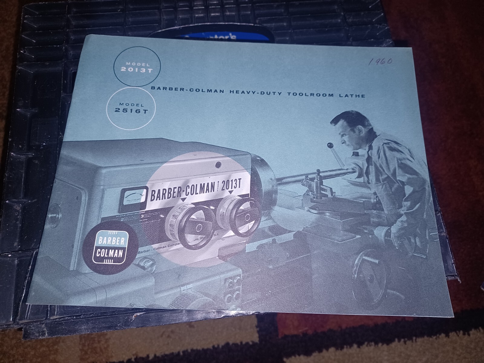 BARBER COLMAN MODEL 2013T 2516T HEAVY DUTY TOOLROOM LATHE Sales CATALOG Book VTG