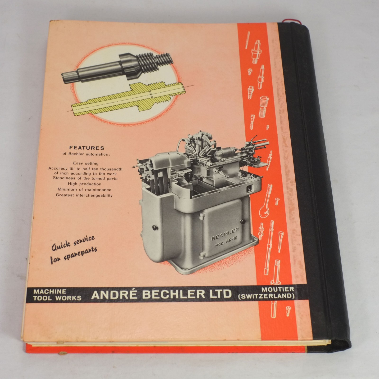 The Swiss Automatic Bechler Screw Machine Lathe Catalog Manual 1957