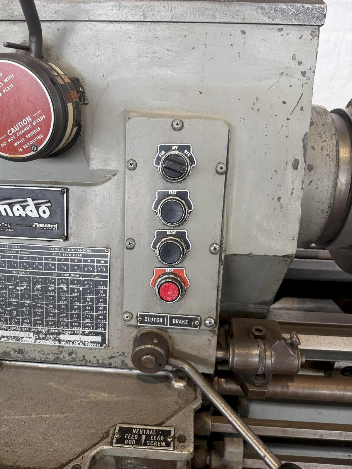 18″ X 54″ SOUTHBEND TURN-NADO LATHE. STOCK #1007625