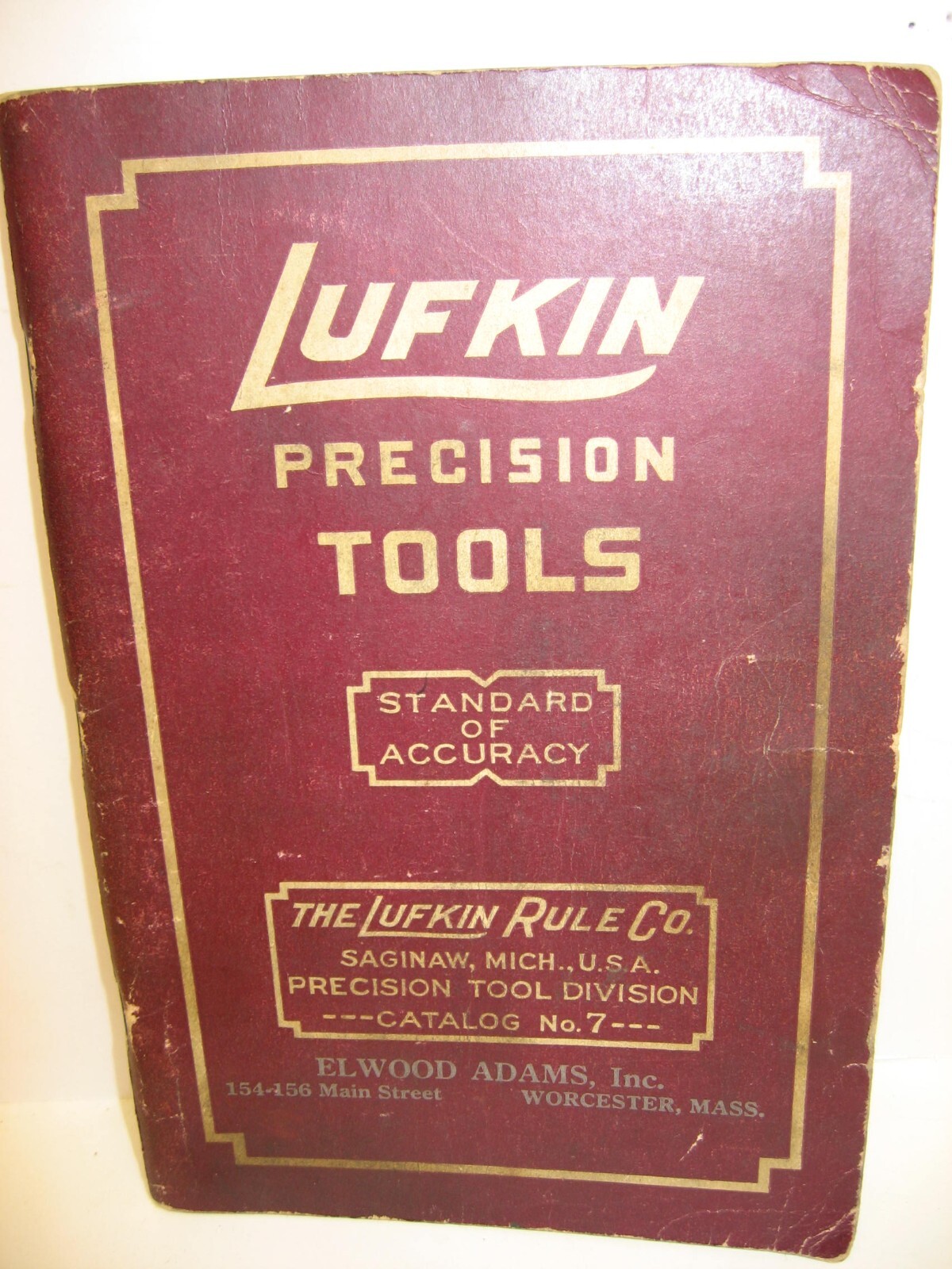 Lufkin Precision Tools Catalog, No 7—, Lufkin Rule Co, Saginaw, MI (1940’s)