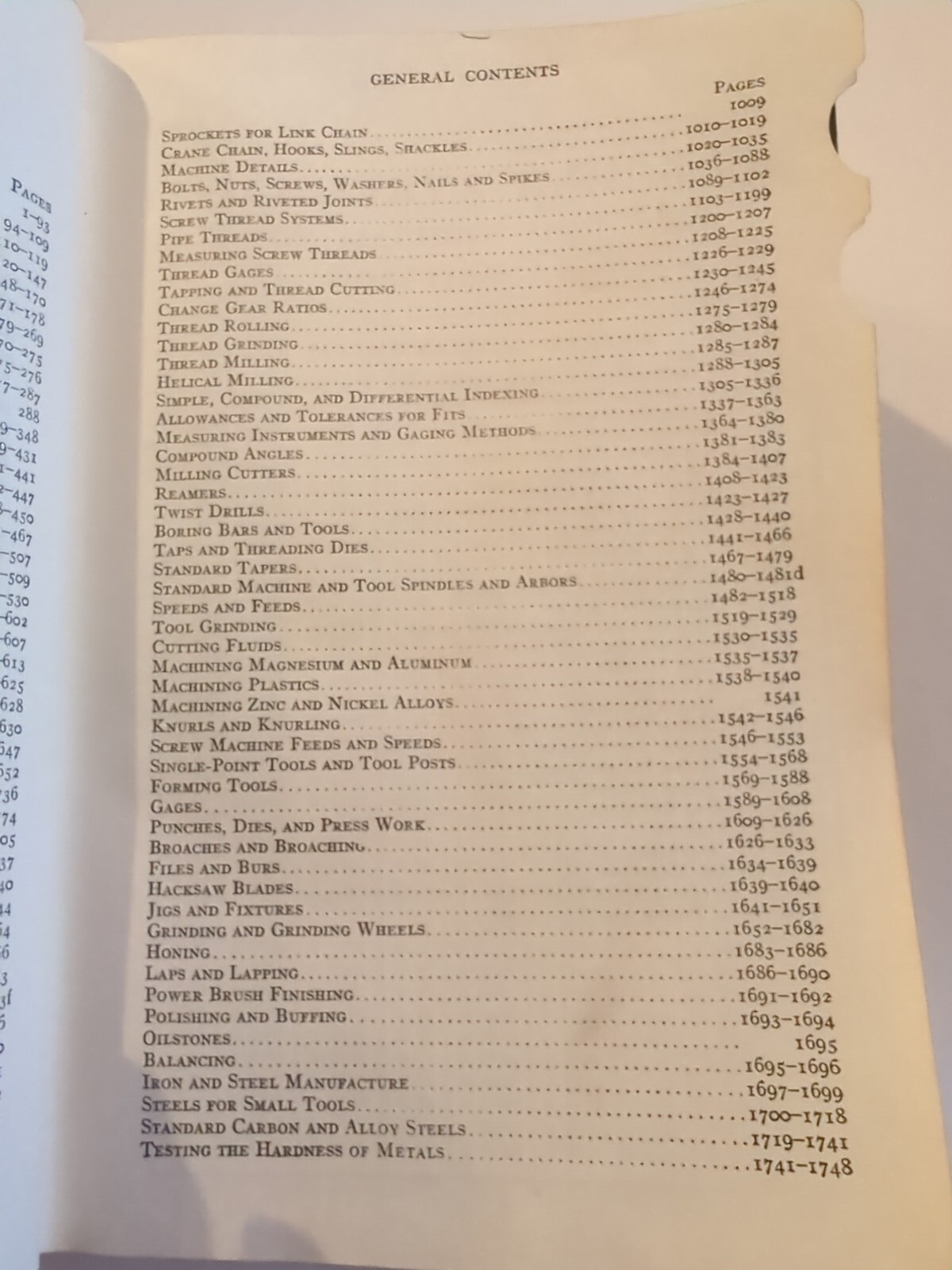 Machinery’s Handbook 17th edition 1966 Over 2000 Pages SC Holbrook Horton