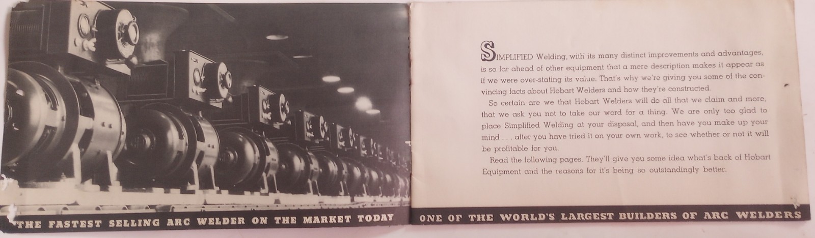 1925-29 Hobart Welding Brochures