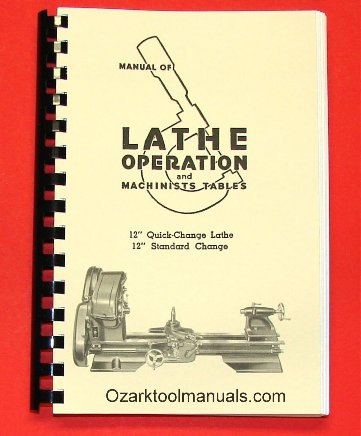 Atlas Craftsman Manual of Metal Lathe Operation Book for 12″ Older Style 0036