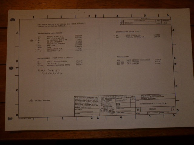 Dynapath S10AM CNC circuit board schematics