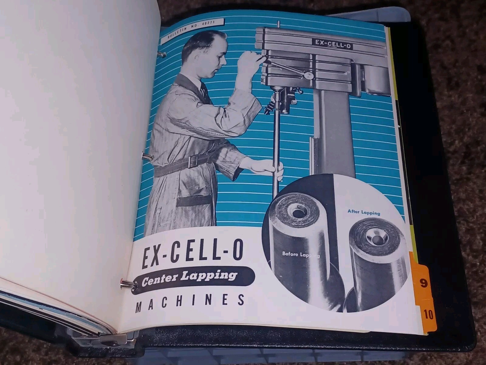 Ex-Cell-O Corporation MACHINE TOOLS Sales Binder Catalog Lot XLO Boring Grinders