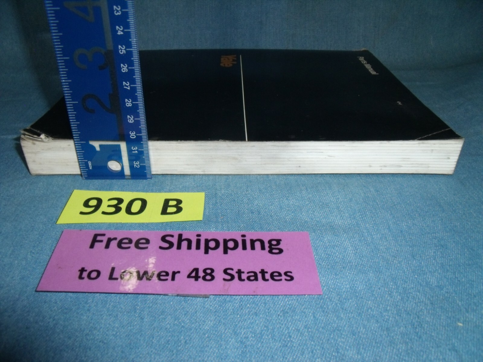 Yale Parts Manual 1585 11/94 ERC 040-065-RF/ZF Machine Shop Manual Aprx. 150 pgs