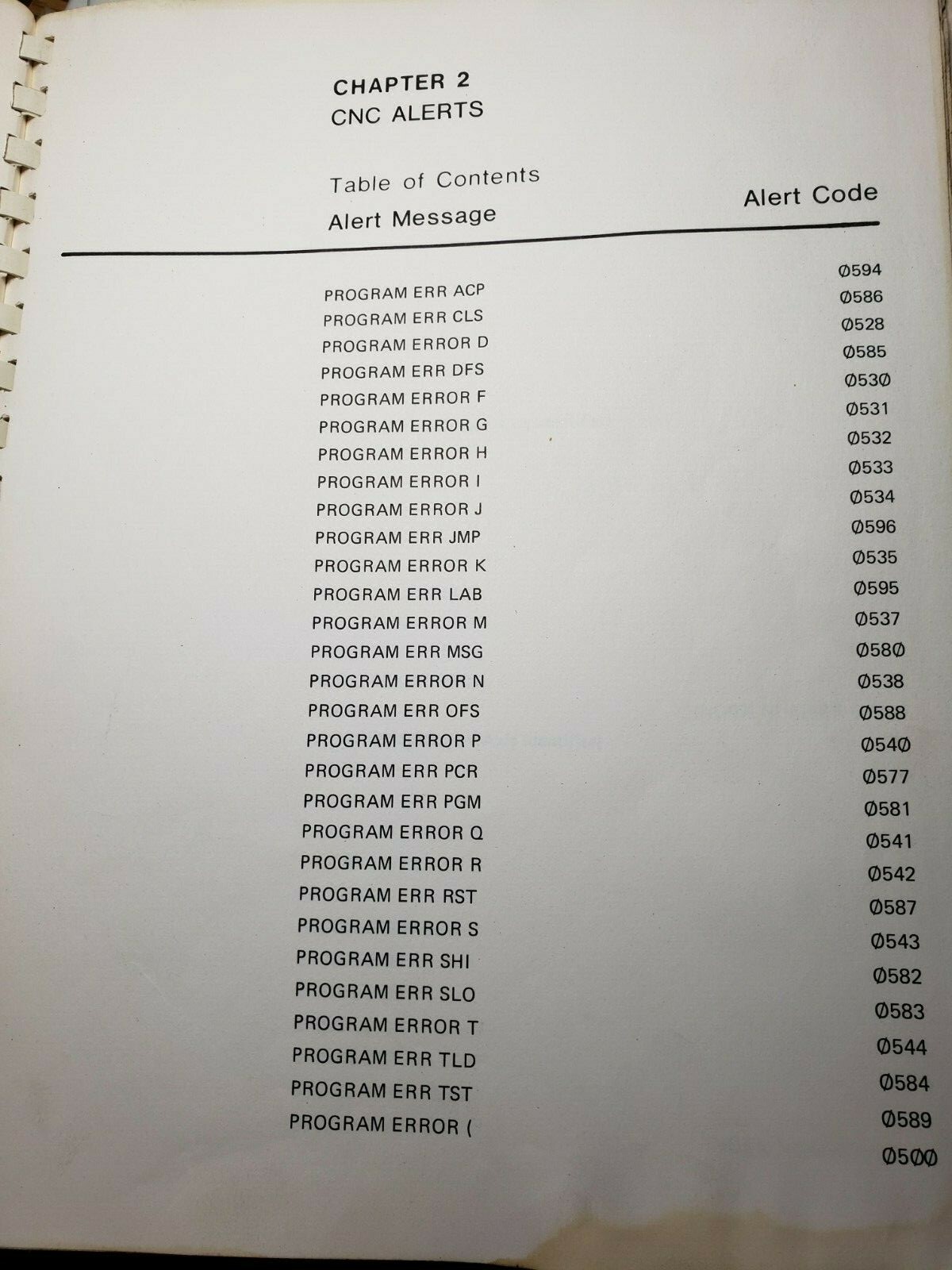 Cincinatti Milacron Diagnostic Manual