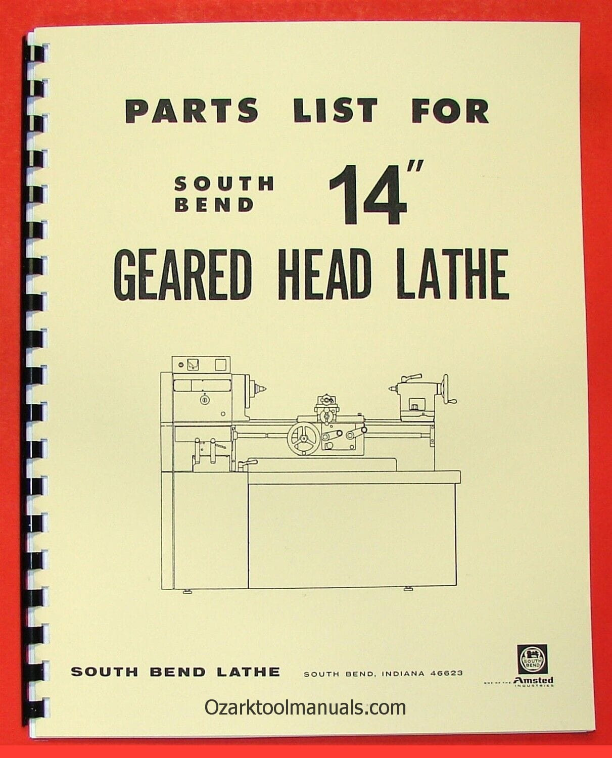 SOUTH BEND 14″ Geared Head Metal Lathe Owners Operator Service Parts Manual 0668