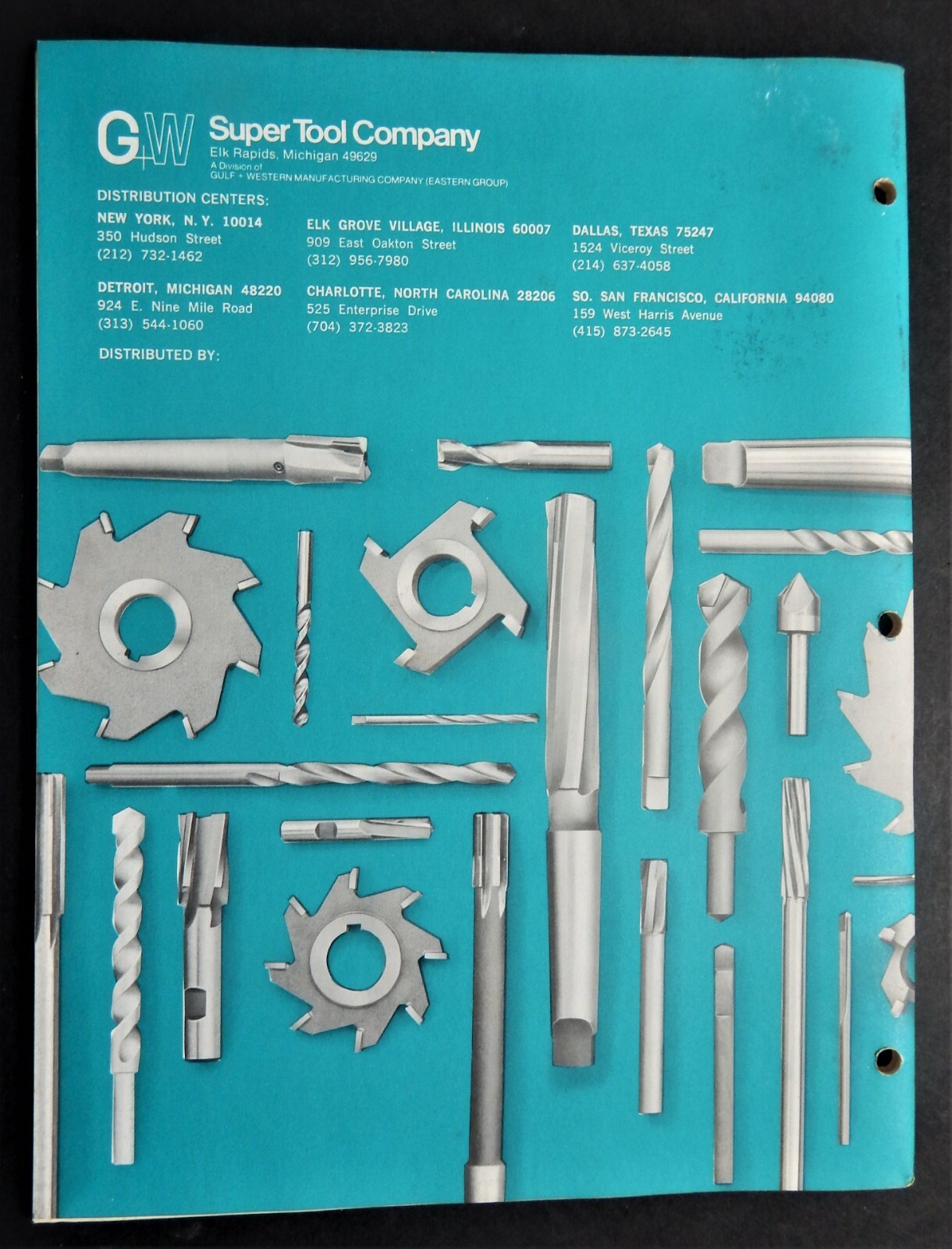 Super Carbide Cutting Tool 4 Catalogs 1975 Drill Reamer Cutter Mill Machinist