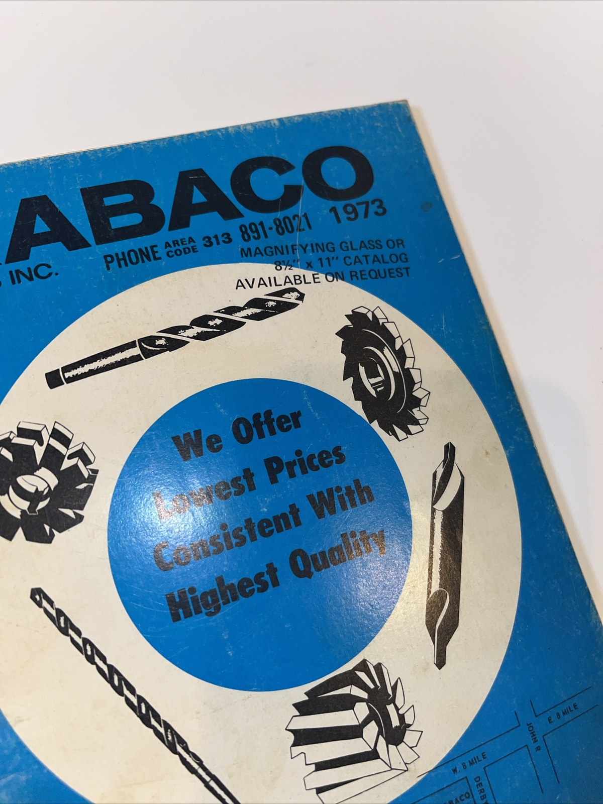 KABACO KBC MACHINIST INDUSTRIAL TOOLS CATALOG 110 Pages DRILLS SAWS TAPS 1973