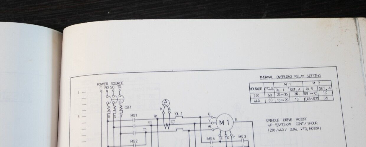Daewoo / Ikegai A20 Lathe Instruction & Electrical Manual W/ 2 Tech Updates