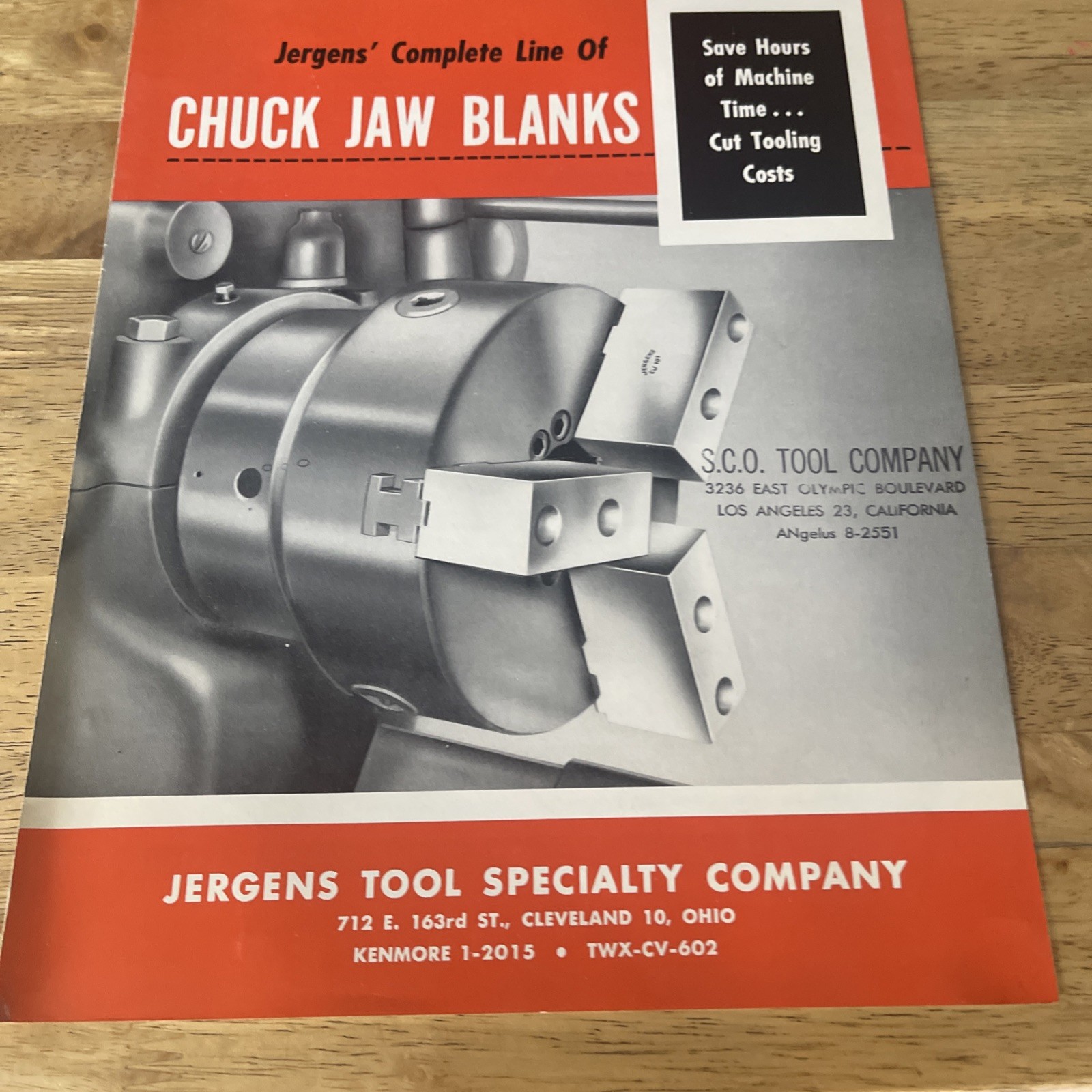 Horton Chuck Catalog/Jergen’s Chuck Catalog/Wright Air Chuck Brochure-3 pcs