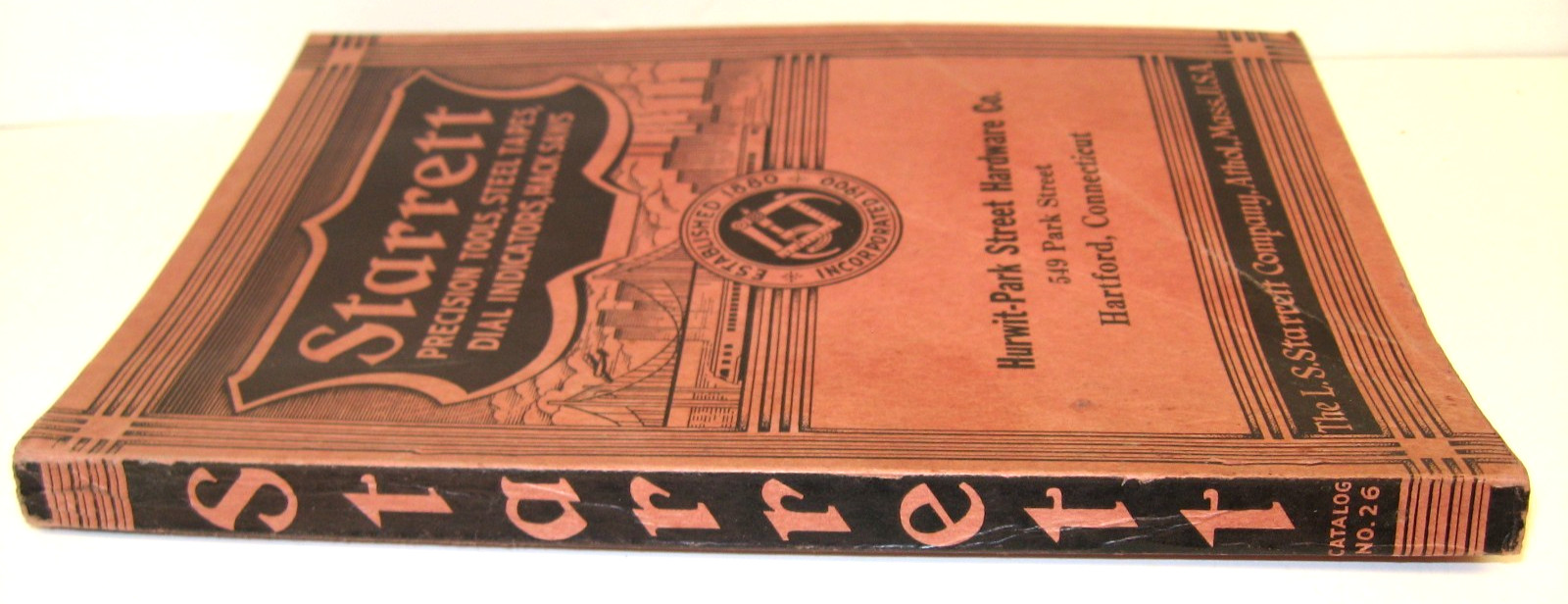 1938 Starrett Precision Tools, Tapes, Dial Indicators, Hack Saws+, Catalog No 26