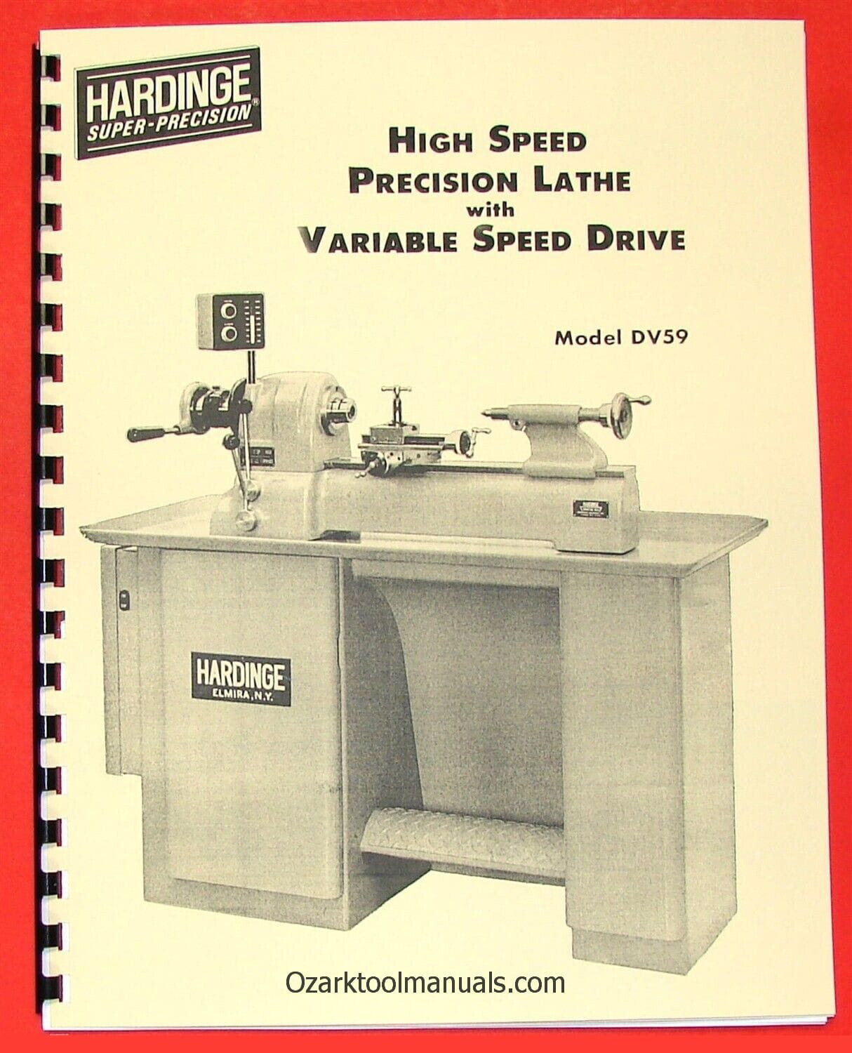 HARDINGE DV59 Precision Metal Lathe Catalog DV-59 0336