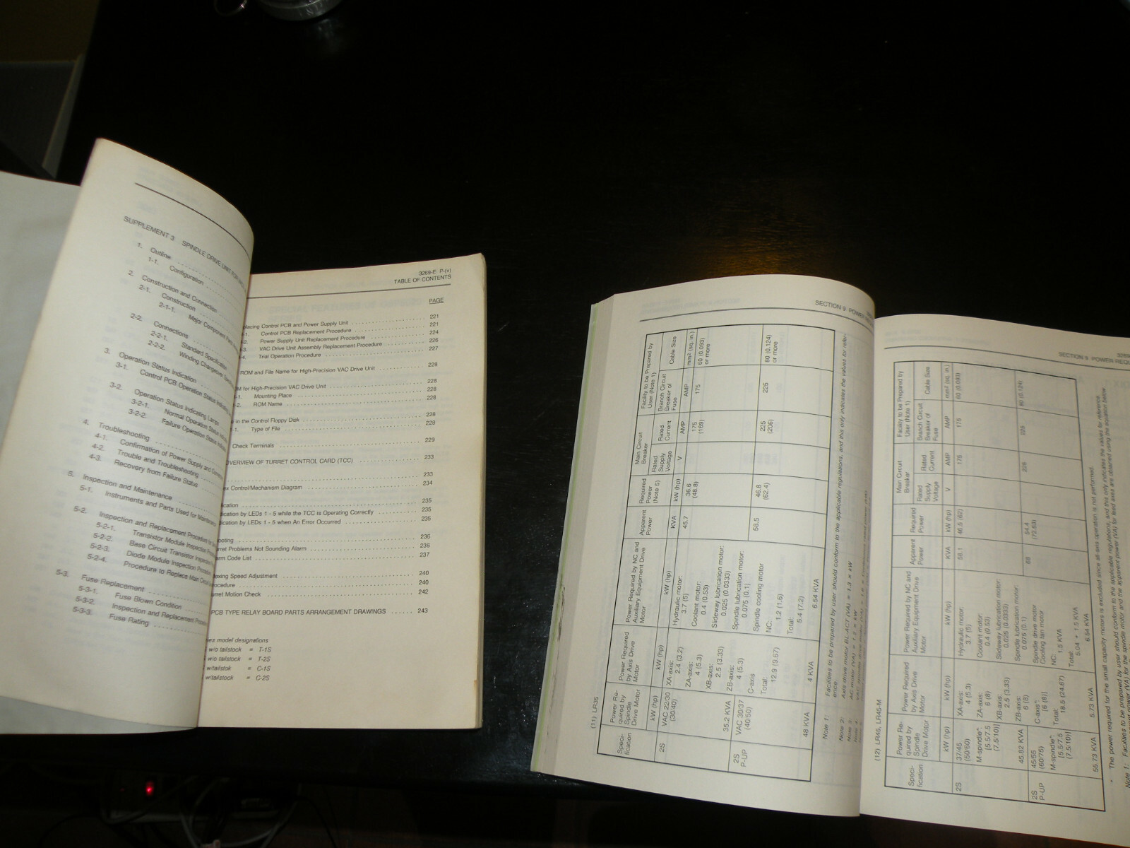 (1) Okuma Maintenance Manual OSP5020L LR Series Lathes 3269-E-R1 November 1990