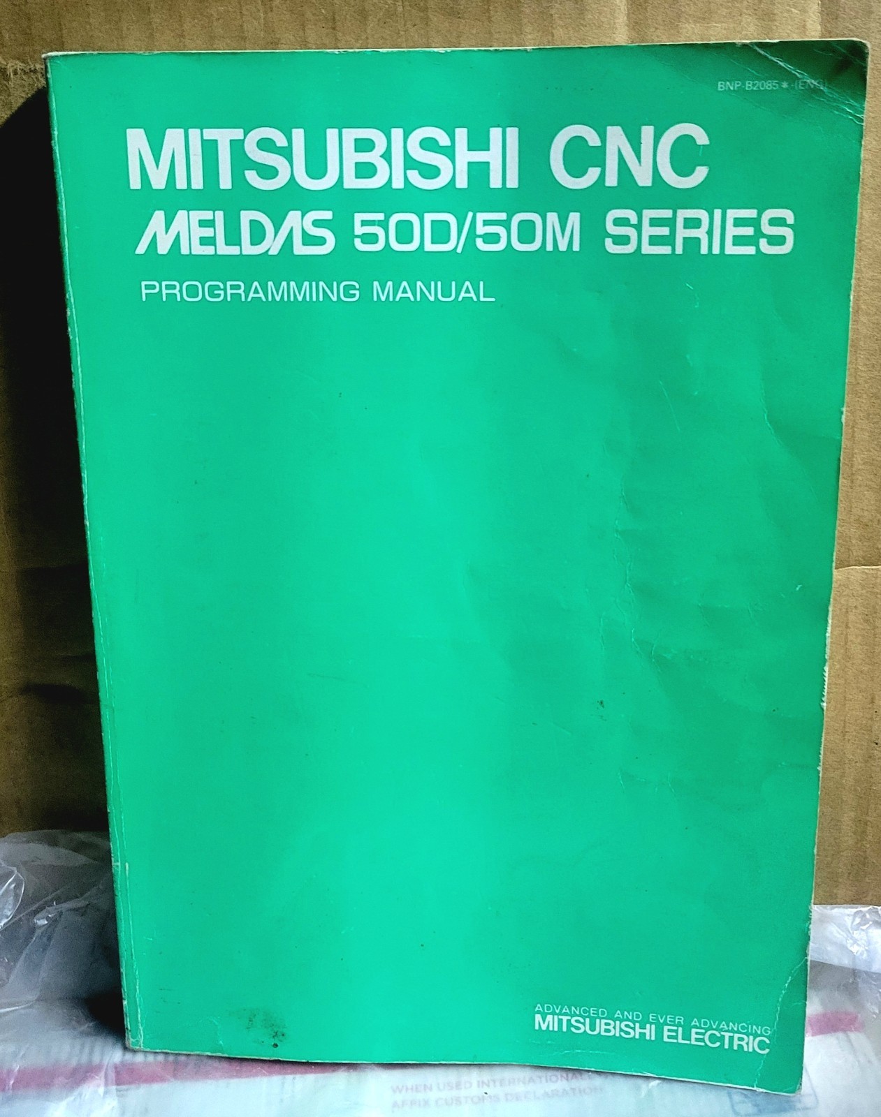 MITSUBISHI CNC Meldas 500/50M Series Programming Manual